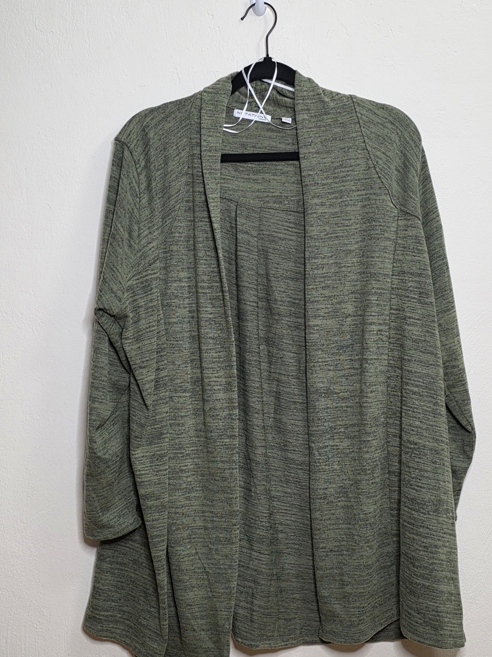 Notations Woman Olive Green Knit Top